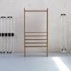 Solid elm shelves produced by the Regain group