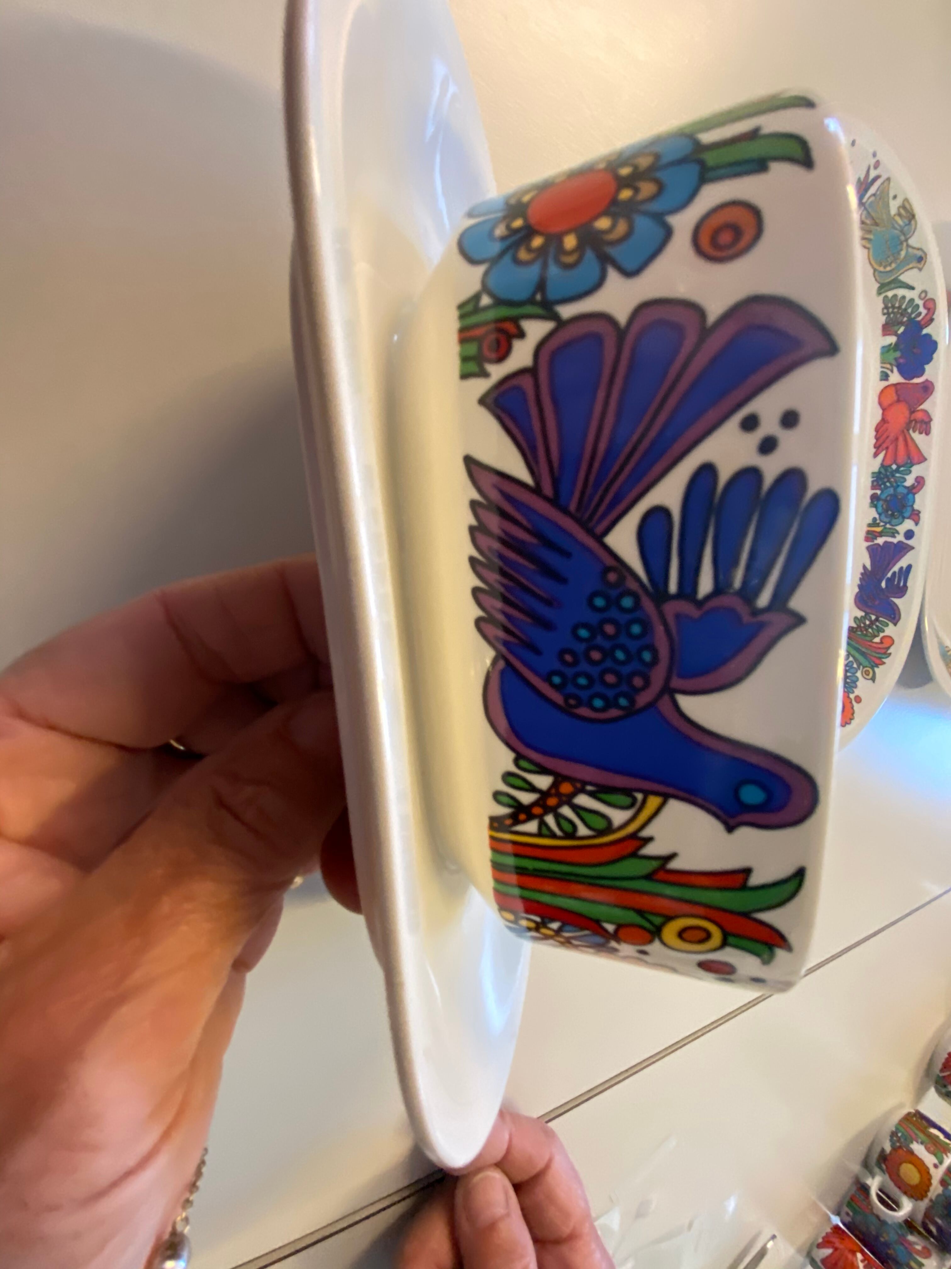 Deux petits plats et un saucier Villeroy Boch Acapulco