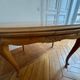 Louis XVl oak table with extensions