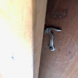 Teak table and exotic wood made in France