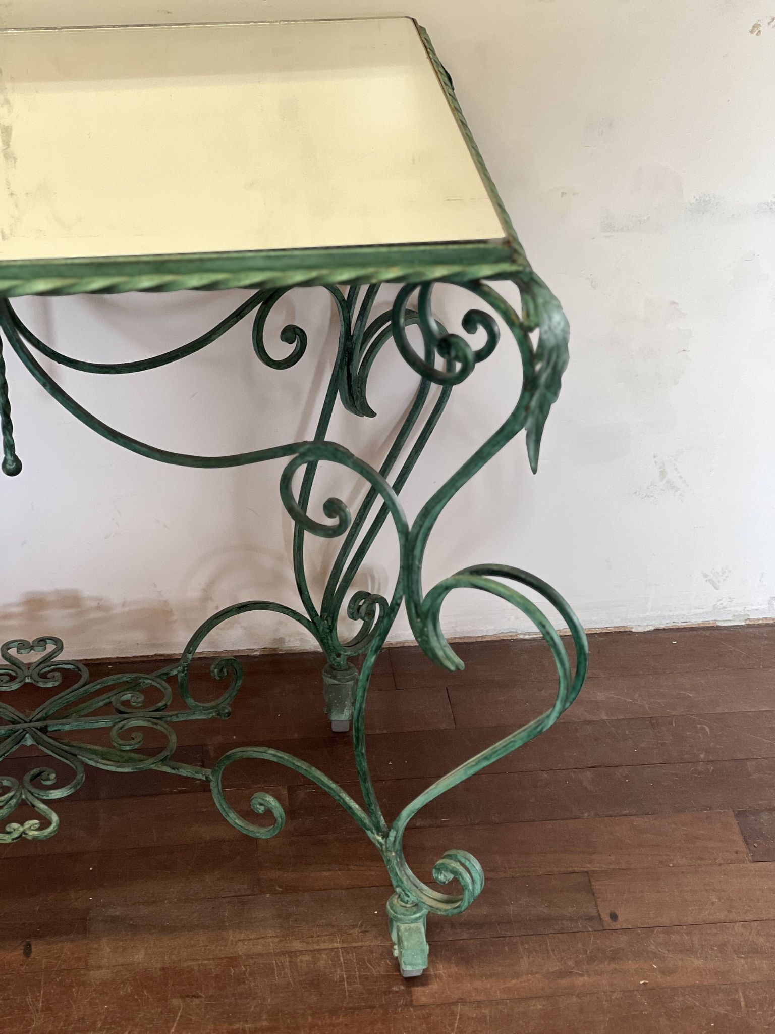 50s wrought iron table