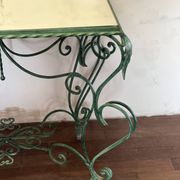 50s wrought iron table