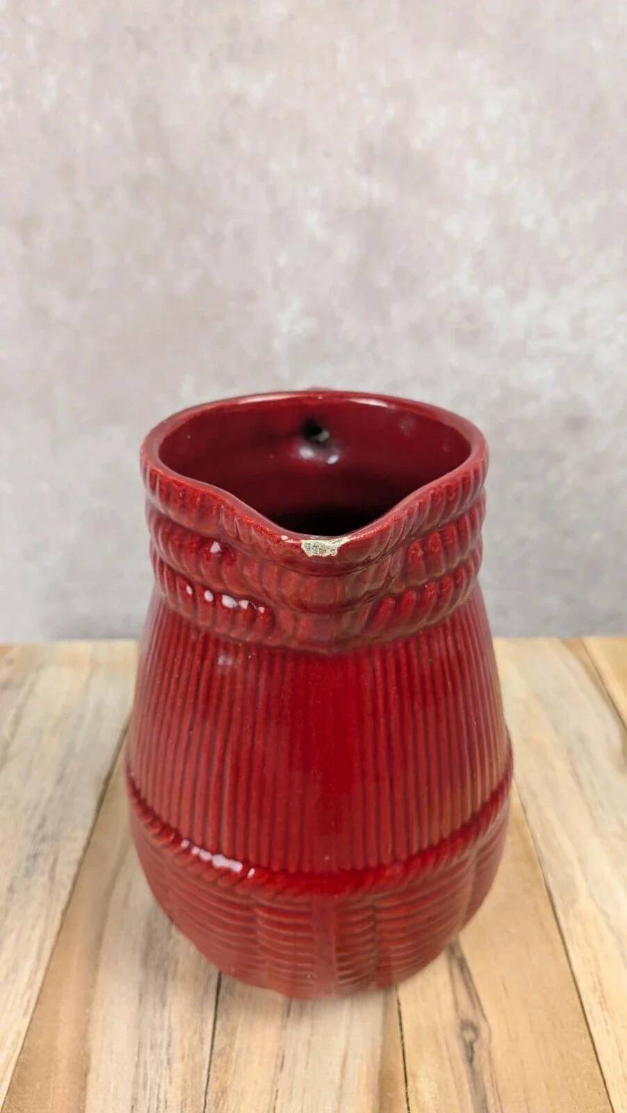 Antique Saint-Clément red pitcher