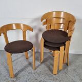 4 Bruno Rey chairs for Kusch&co, 80s