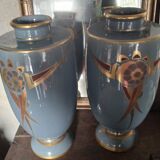 Pair of large Art Deco vases
