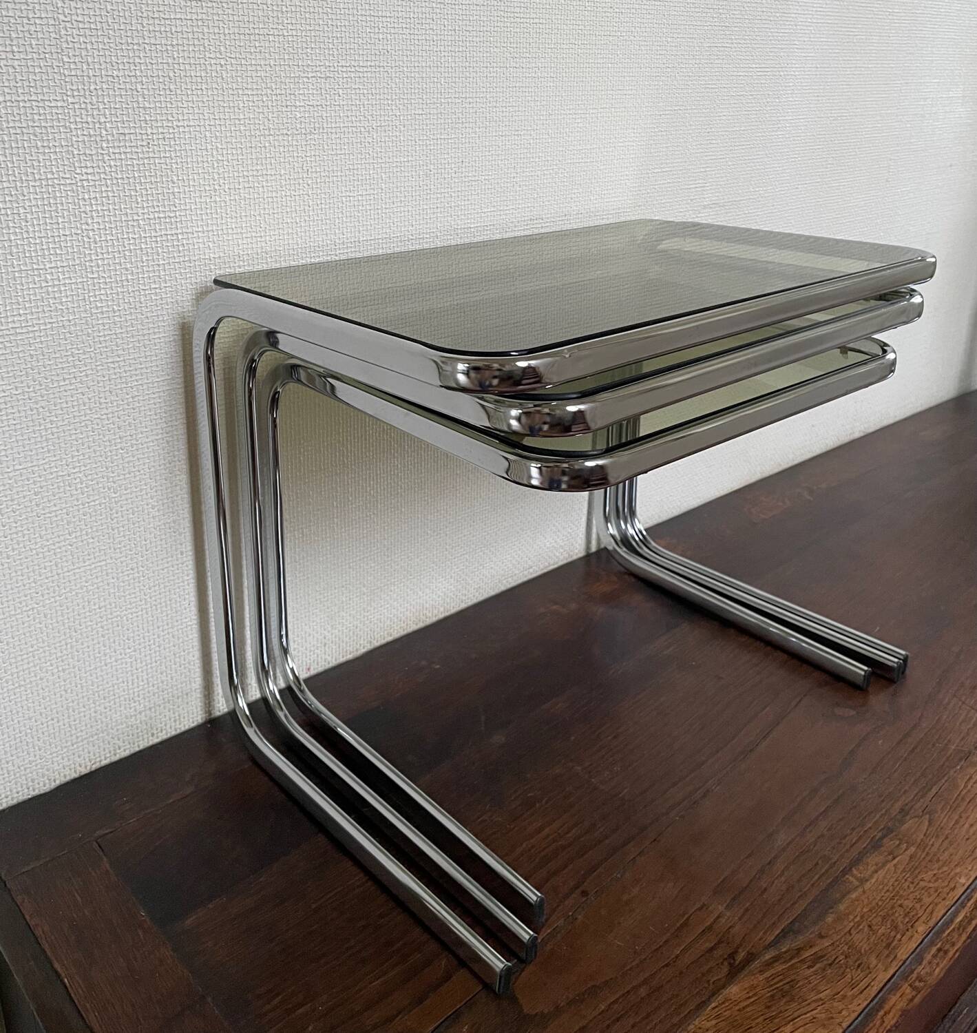 Nesting coffee tables 1970