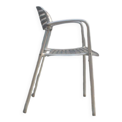 Fauteuil Toledo aluminium Jorge Pensi pour Amat 1988