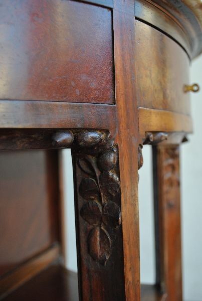Pair of nightstands time 1900 Art nouveau