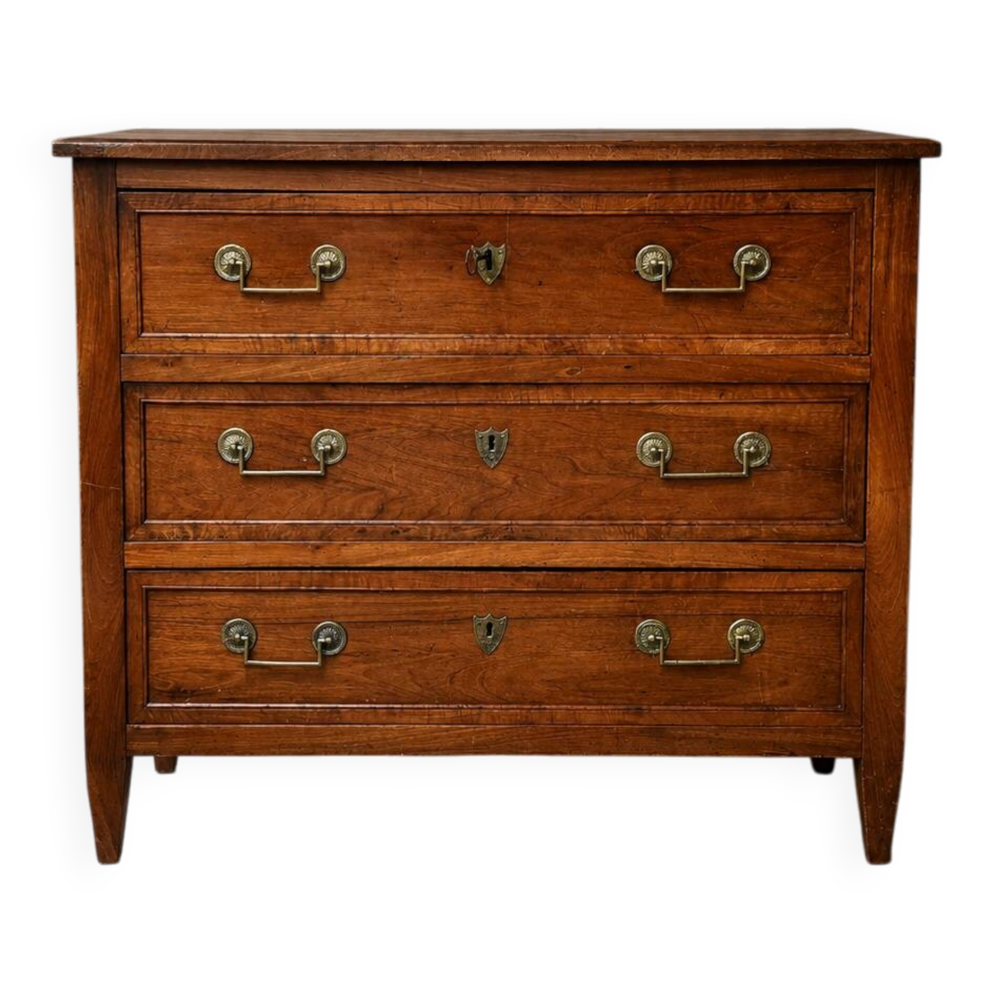 Petite commode en noyer - Époque Louis XVI