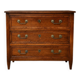 Small walnut chest of drawers - Louis XVI period