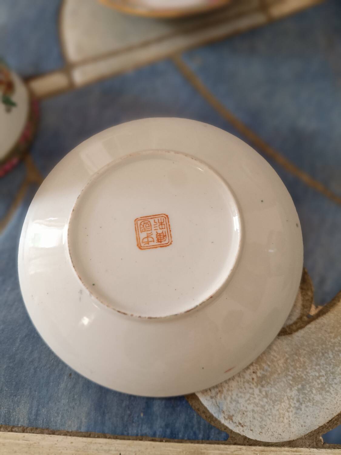 Vintage Chinese porcelain tea set