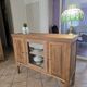 Buffet bas Art déco restauré bois brut