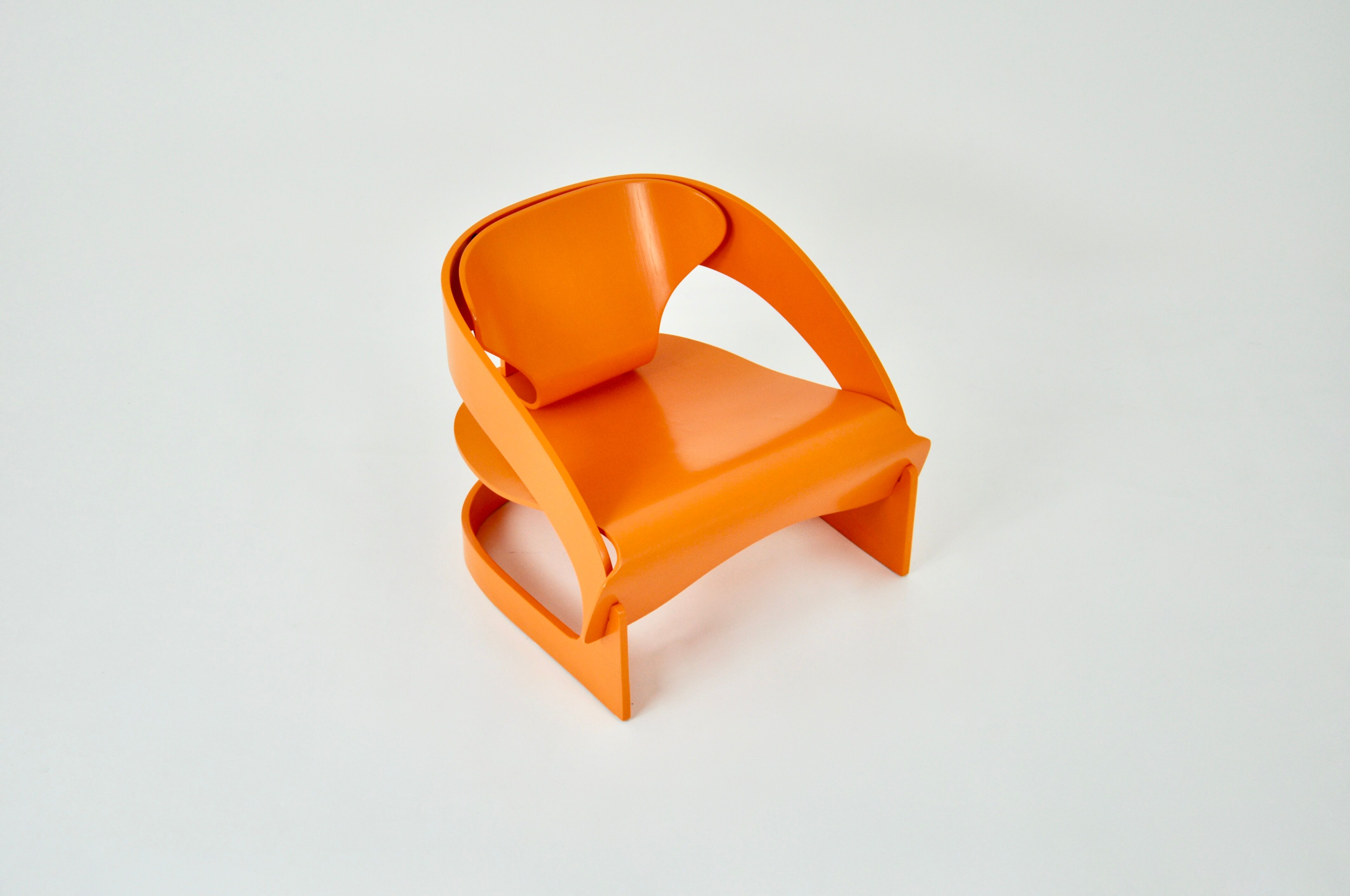 Joe Colombo Model 4801 armchair for Kartell, 1960s