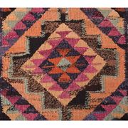 1970s Vintage Turkish Hand-Knotted Wool Cotton Orange Runner Rug 100x322