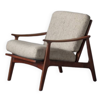 Fauteuil en bois de teck, design danois, années 1960