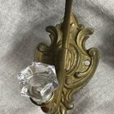 Bronze and glass coat hooks