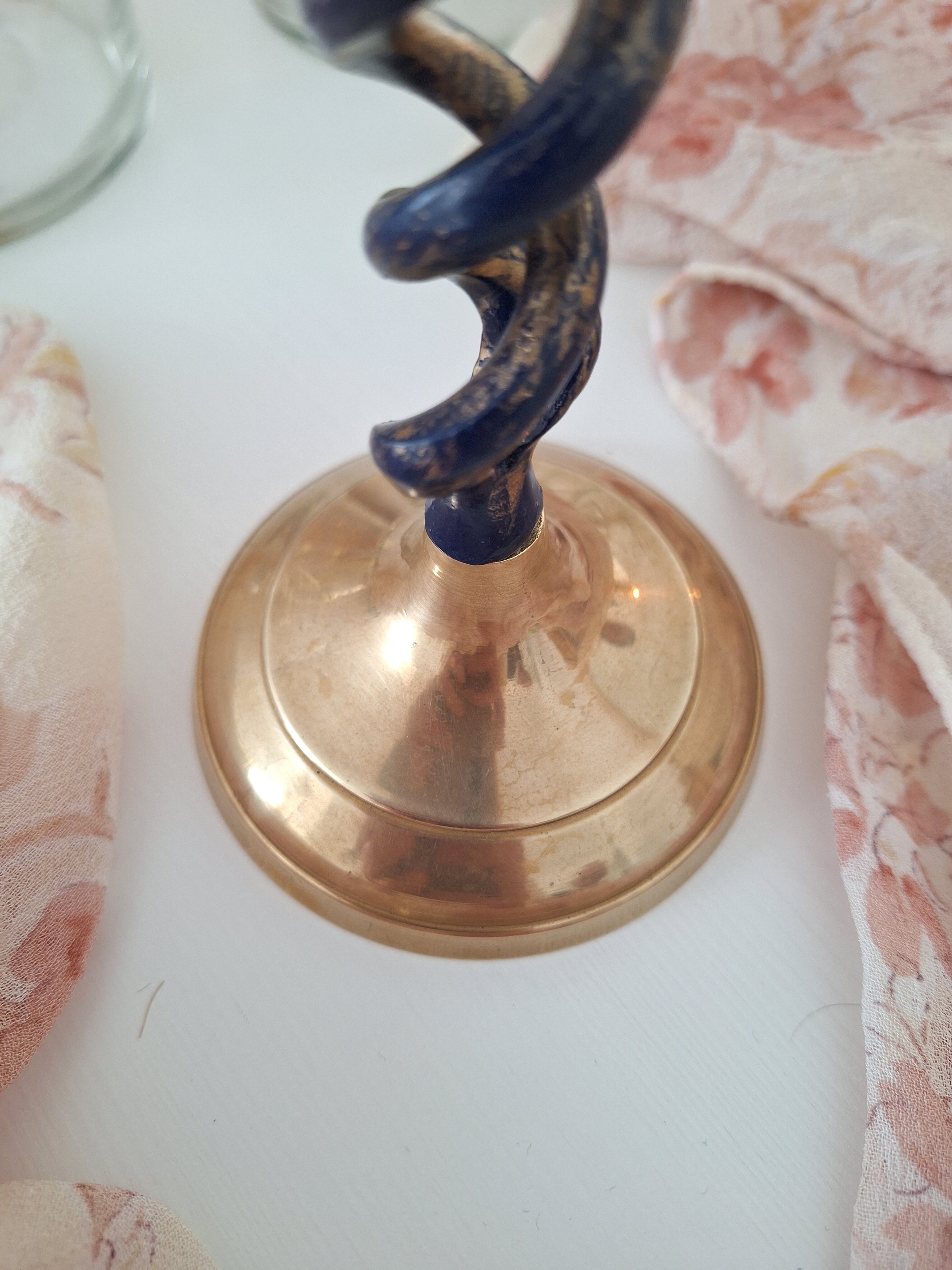 Vintage brass candlestick