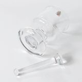 4 verres à grog et mélangeurs, Holmegaard années 70