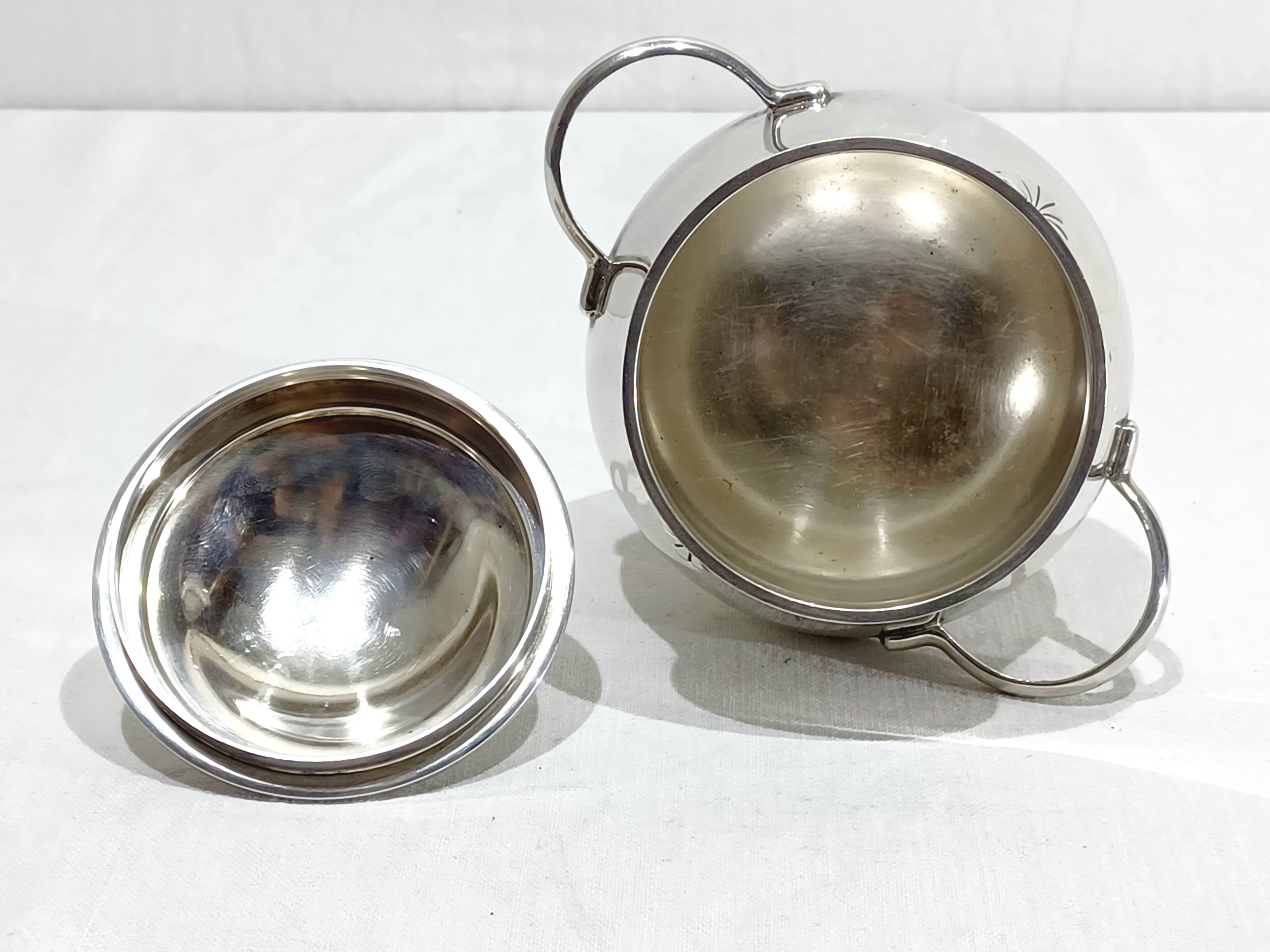 CHRISTOFLE - SILVER-PLATED SUGAR BOWL VENDÔME