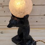 Art deco Bear lamp signed by the artist Irénée Rochard, circa 1930.