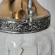 Carafe Italienne métal argenté vintage