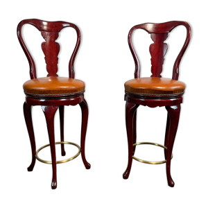 Tabourets de bar pivotants de style