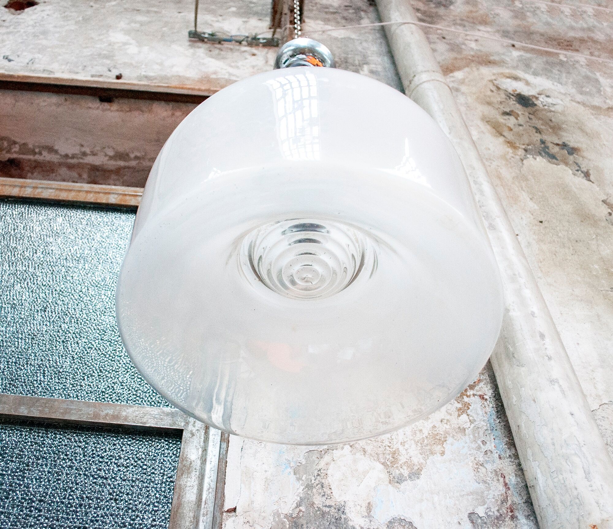 Murano Italy glass chandelier 70s