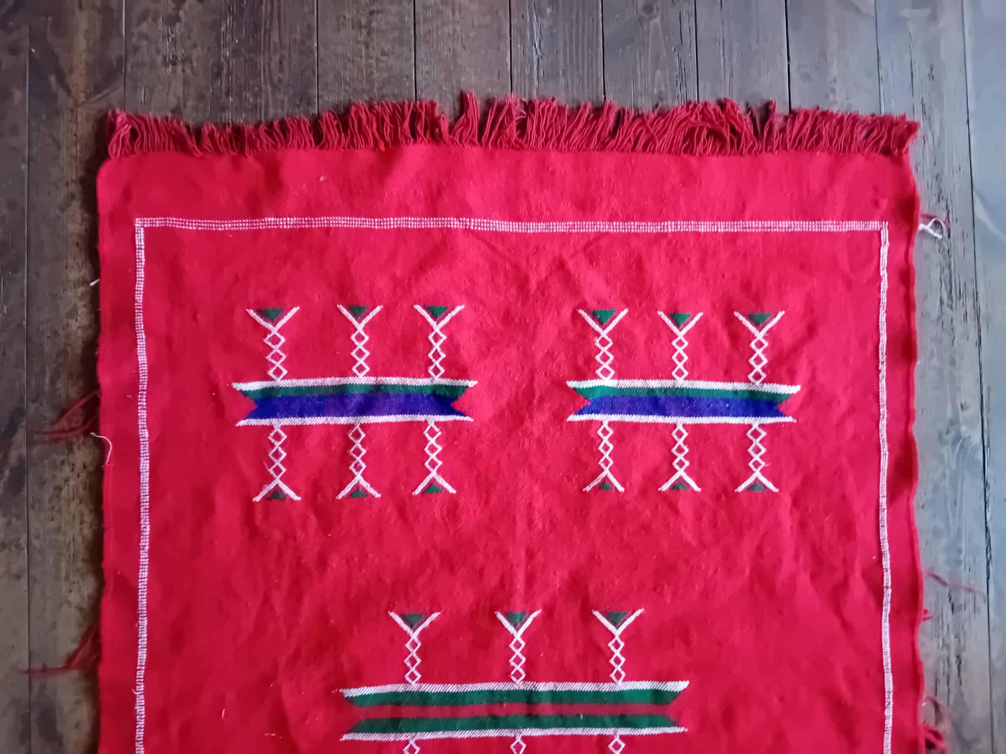 Handmade Berber Kilim 125x97cm