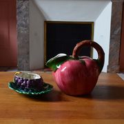 Carafe en barbotine italienne