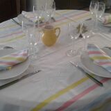 Nappe et 12 serviettes vintage