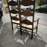 Pair of large and large armchairs from the end of the 19th century