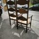 Pair of large, heavy armchairs from the late 19th century