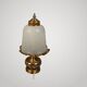 Lampe de Table Verre Murano Laiton Champignon Design Moderne Ans ‘70