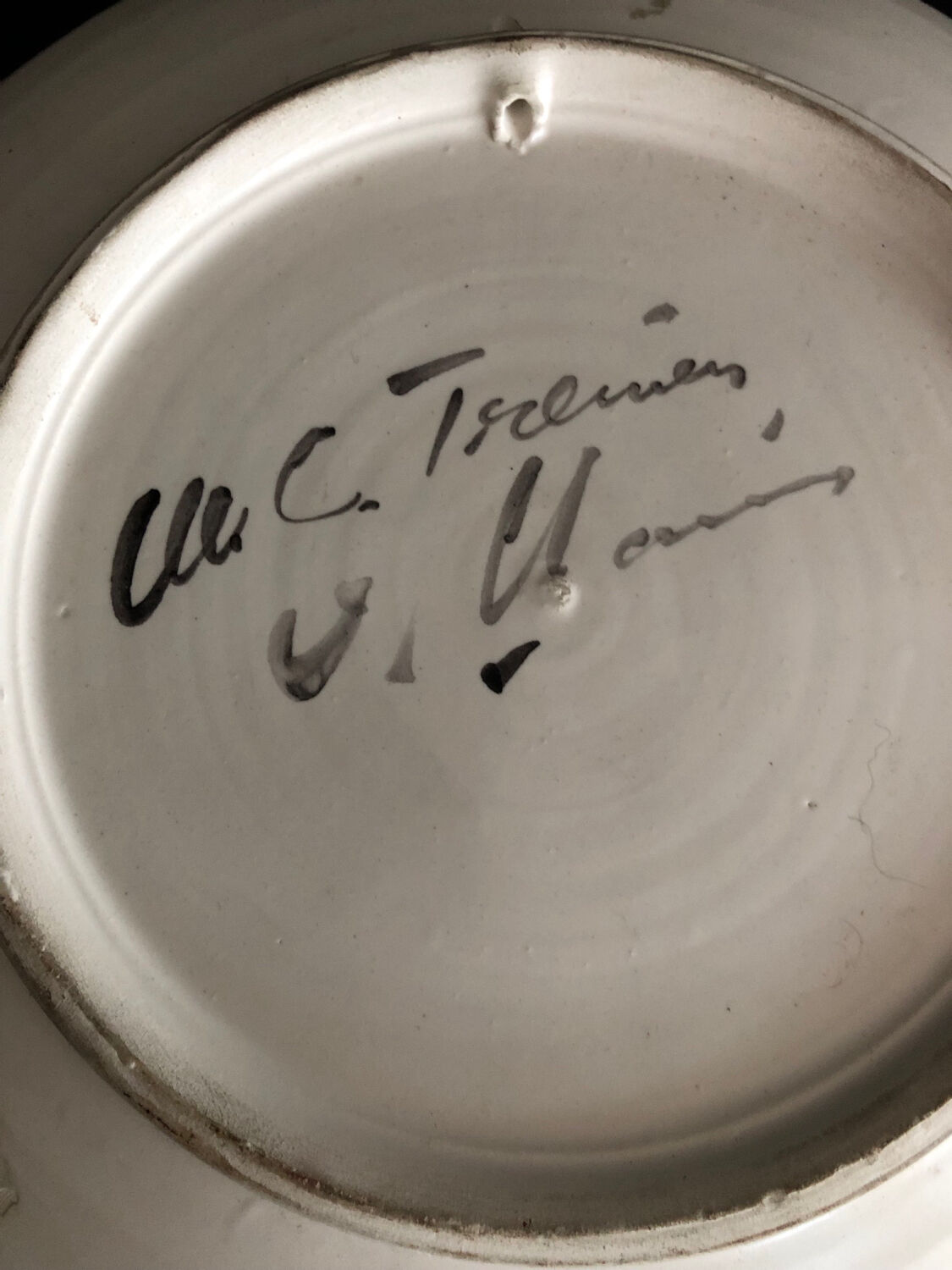 Vallauris decorative plate