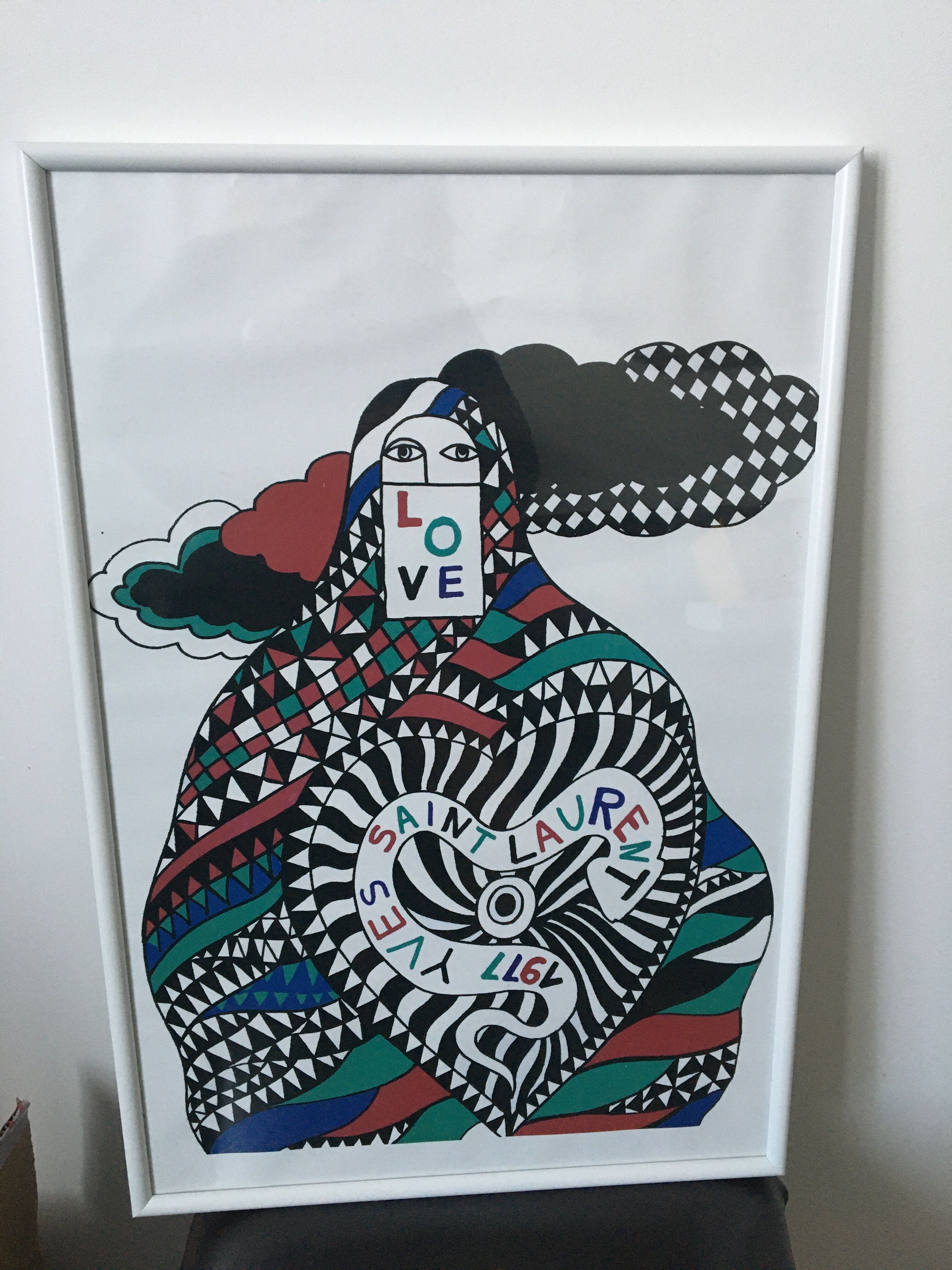 Poster by Yves Saint Laurent