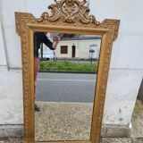 Golden pediment mirror