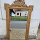 Golden pediment mirror