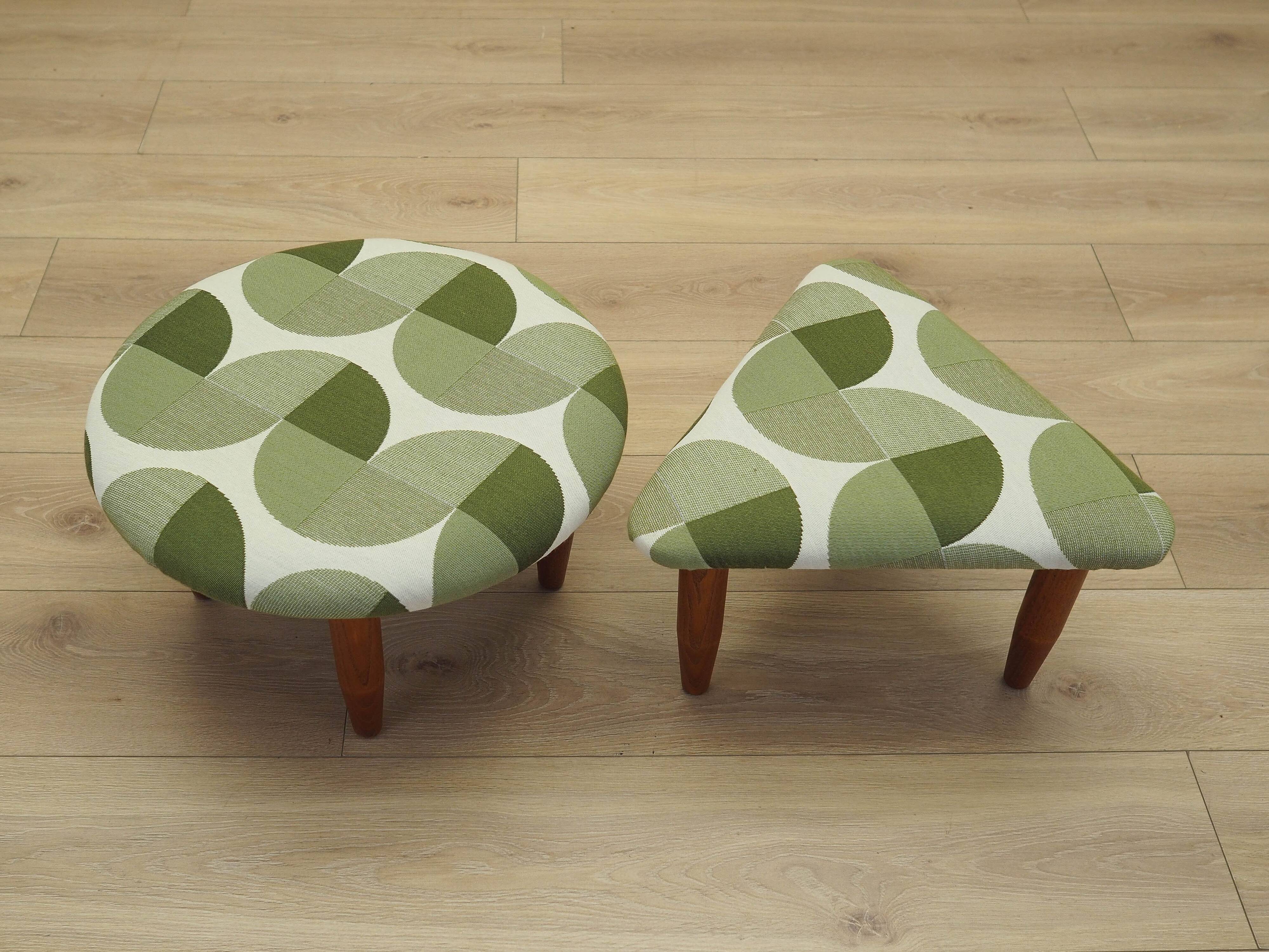 Set of two footstools, Danish design, 1990s, production: Denmark