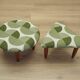 Set of two footstools, Danish design, 1990s, production: Denmark