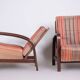 Set of Art Deco Armchairs in Oak, Czech, 1930s