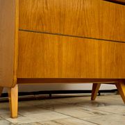 Armoire à literie vintage des années 1960, Tchécoslovaquie