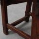 17th Century Spanish Oak Side Table with Drawer in Wabi Sabi Style