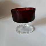 12 glasses, Luminarc Ruby red. Vintage