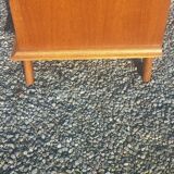 Vintage oak sideboard with splayed legs from the 1950s.