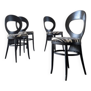 4 chaises Baumann modèle - mouette