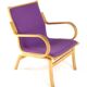 Vejle armchairs  'purple' |