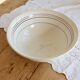 Old earthenware salad bowl Céranord Saint-Amand – Red and blue rim