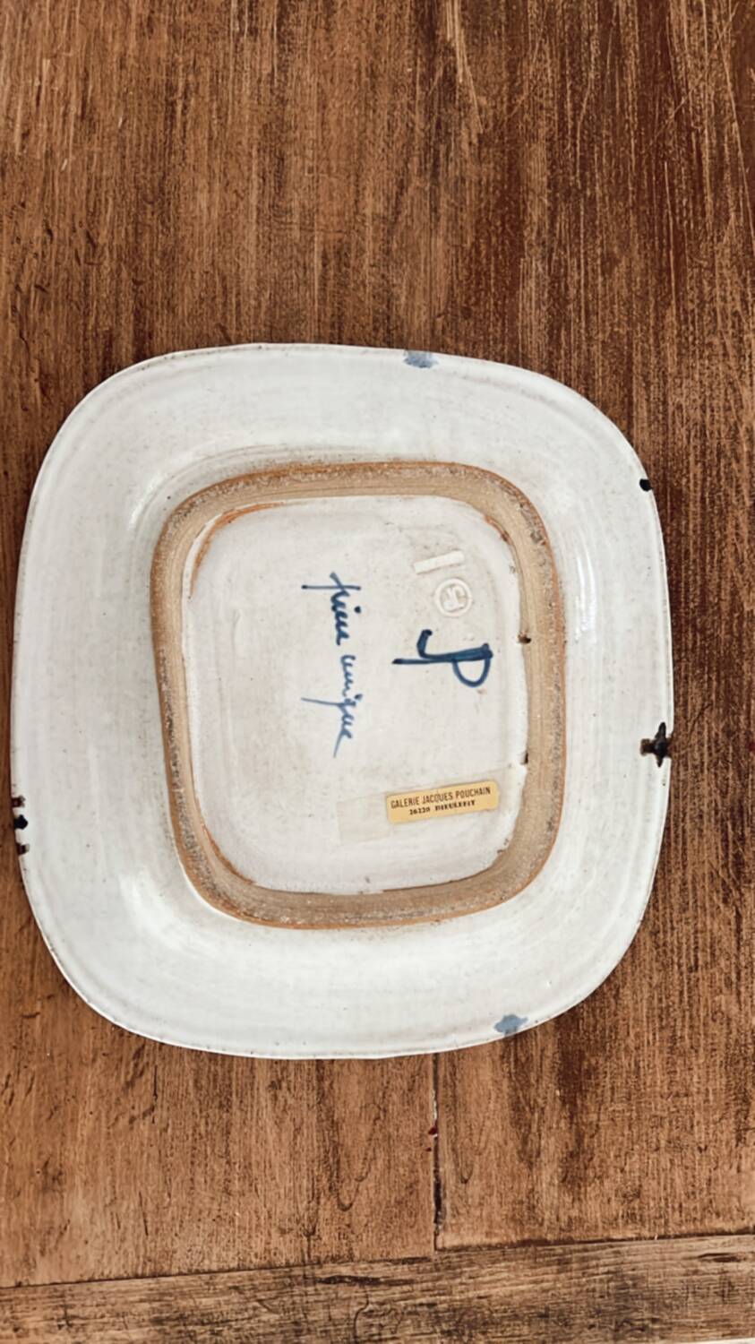 Jacques pouchain dish unique piece