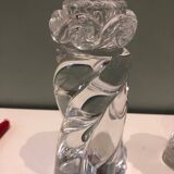 Pair of Baccarat Aladin crystal candlesticks