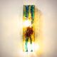 Dutch Brutalist glass wall sconce "Chartres" by Willem van Oyen for Raak, 1960s
